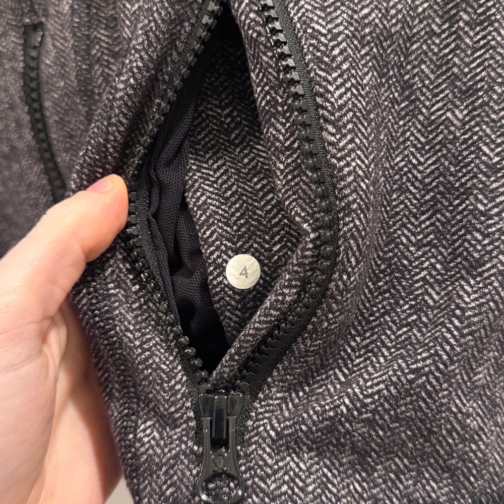 Lululemon Define Jacket - Black Herringbone - image 3